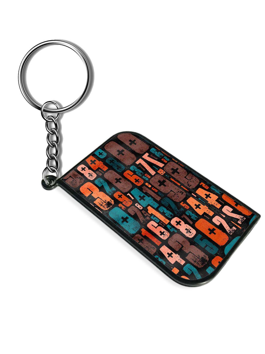 0 To 9 Art Keychain