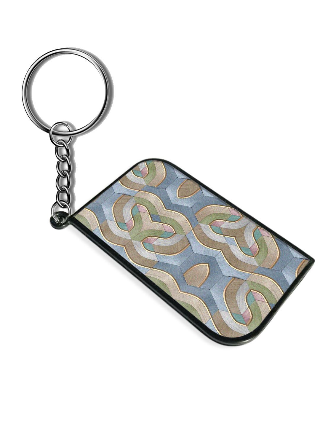 3D Illustration Seamless Keychain