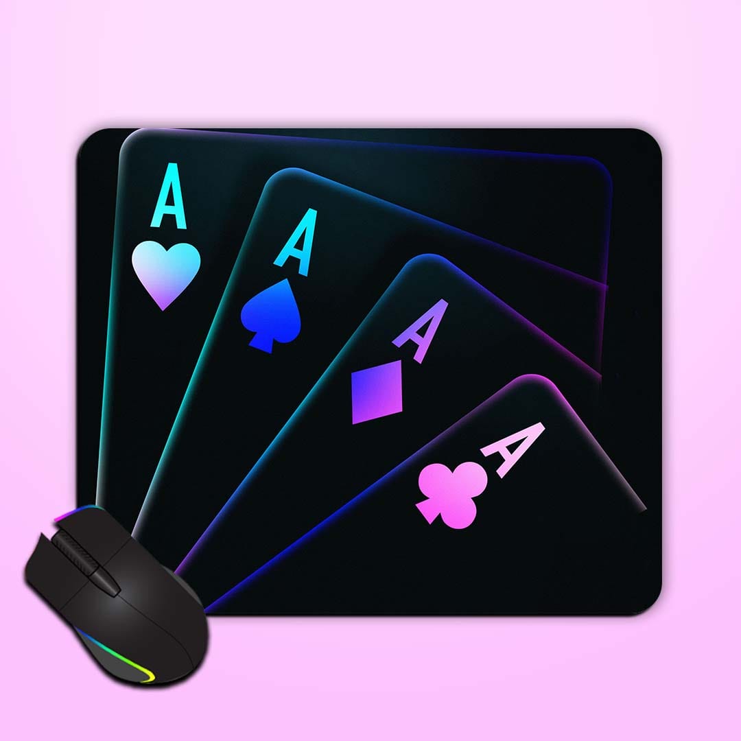 A Playing Card Mouse Pad