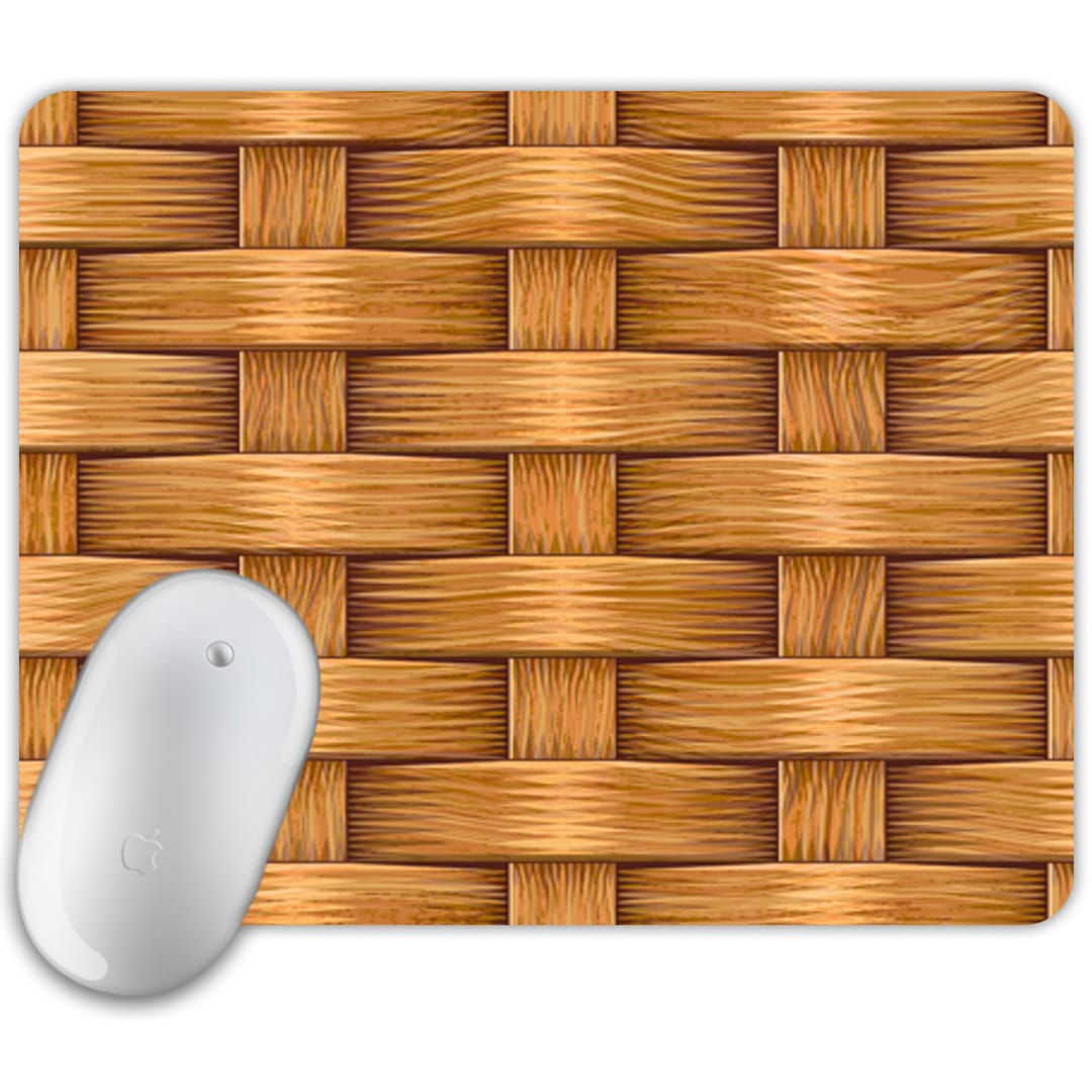 Abstract Decorative Wooden Mouse Pad