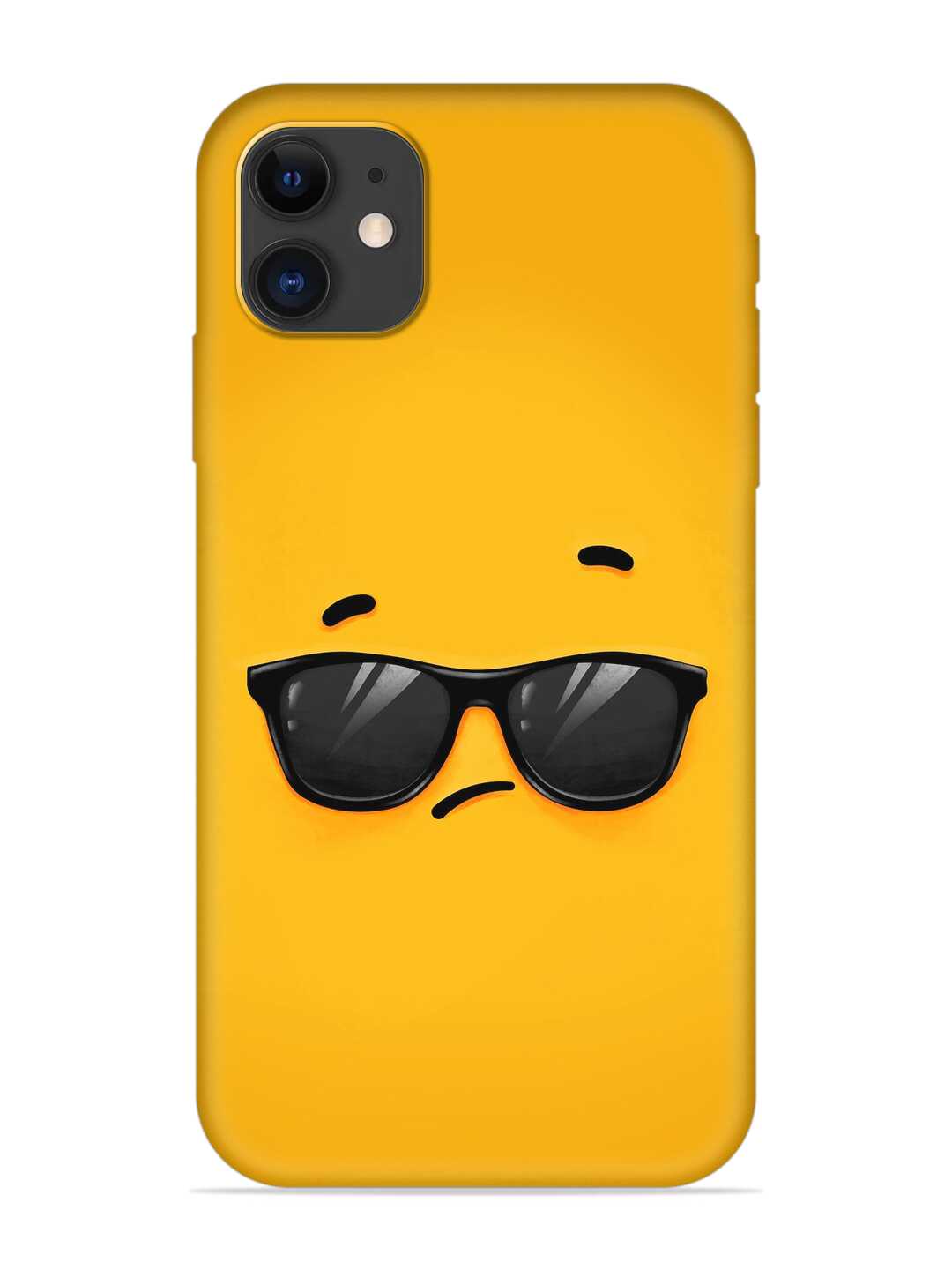 Attitude Glass Art Embossed Soft Silicone Case for Apple Iphone 11