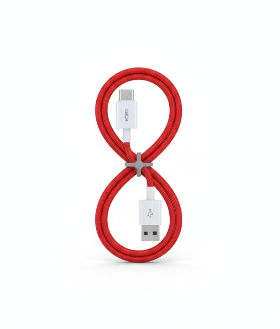 KORD KC1 65W Rapid Charge USB-A to Type-C Cable
